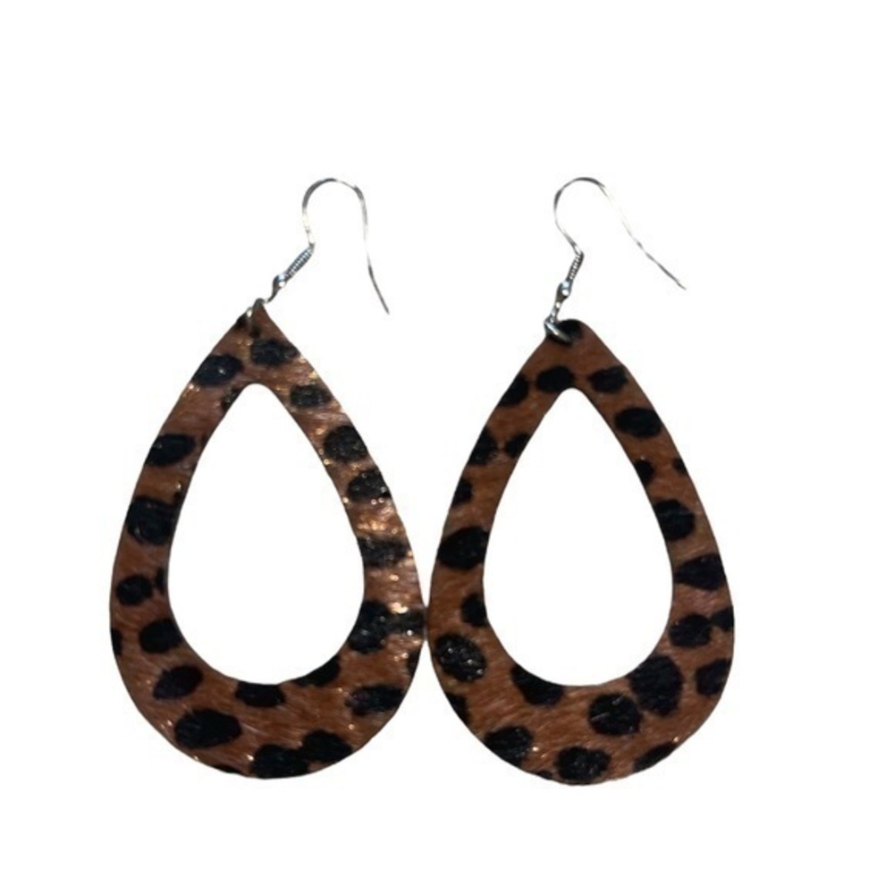 Cheetah earrings